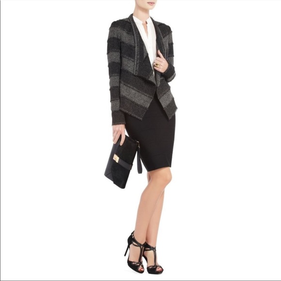 BCBGMaxAzria Aubree blazer black grey XS - Picture 6 of 11
